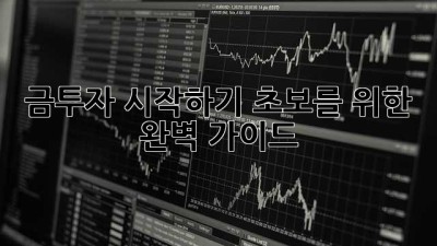 금투자 시작하기: 초보를 위한 완벽 가이드